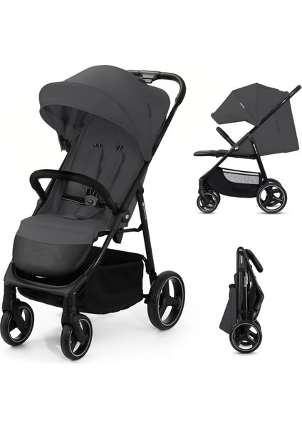Trig 3 Hafif Bebek Arabası, 25 kg Taşıma Kapasiteli, Tek Elle Katlanabilir