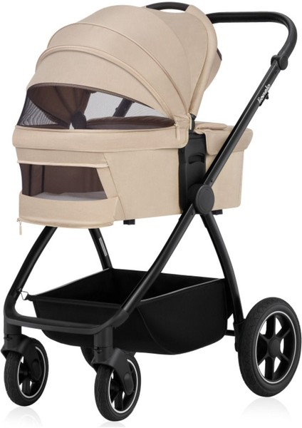 Merıl 3 Ü 1 Arada Bebek Arabası, 0-48 Ay, 22 kg A Kadar, 360 Dönebilen Tekerlek