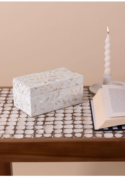 Sedef Dikdörtgen Kutu 21X12X10 cm TLC0072 fiyatları