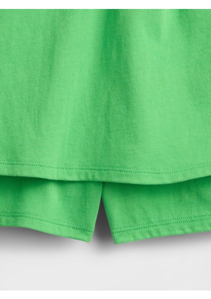 Kız Çocuk Açık Yeşil Pileli Şort Etek fiyatları
