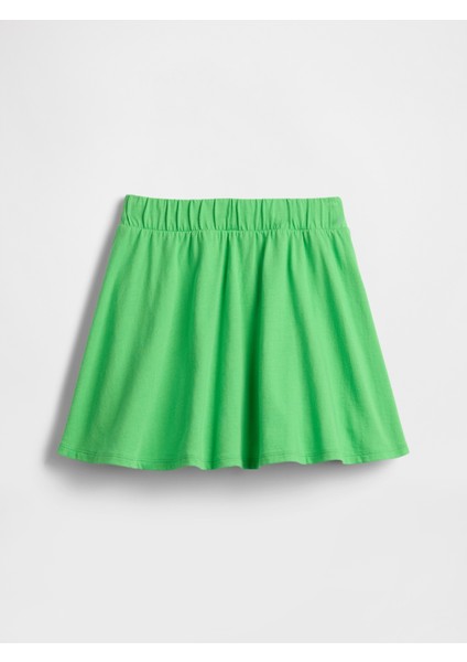 Kız Çocuk Açık Yeşil Pileli Şort Etek modelleri