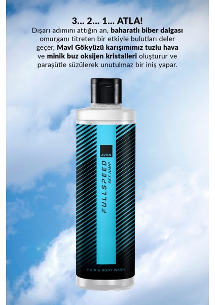 Full Speed Sky Jump Saç ve Vücut Şampuanı 250ML Ikili Paket modelleri