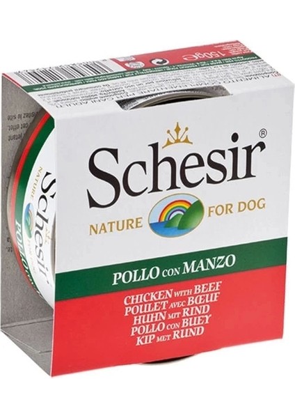 Schesir Tavuk Fileto Jöleli Konserve Köpek Maması 150 gr