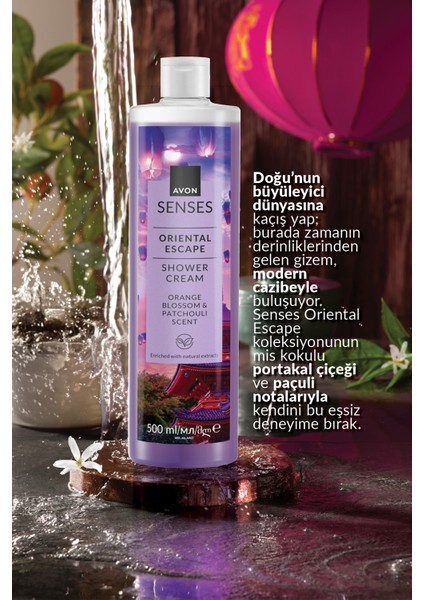 Senses Oriental Escape Portakal Çiçeği ve Paçuli Kokulu Duş Jeli 500 ml Ikili Set modelleri