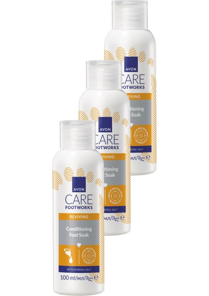 Footworks Canlandırıcı Ayak Banyosu 100ML Üçlü Paket