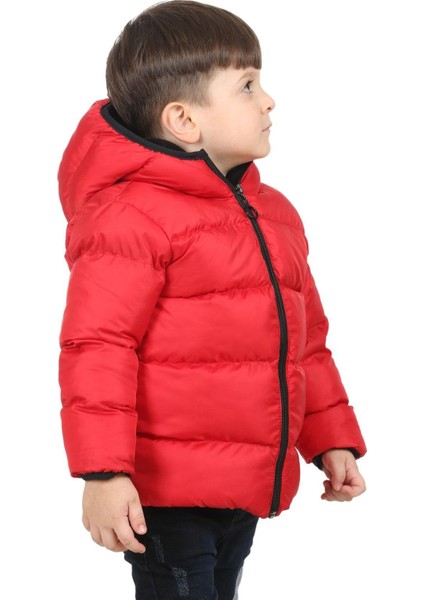 Erkek Çocuk Polarlı Kapüşonlu Su Geçirmez Rüzgara Dayanıklı Şişme Kışlık Mont & Kaban indirimleri