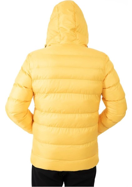 Spor Erkek Kapüşonlu Polarlı Kürklü Su Geçirmez Rüzgara Dayanıklı Şişme Mont Parka fırsatları