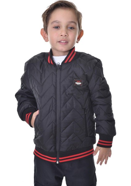 Erkek Çocuk Kolej Yaka Astarlı Su ve Rüzgar Geçirmez Fermuarlı Cep Mont Ceket fiyatları