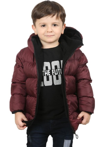 Erkek Çocuk Polarlı Kapüşonlu Su Geçirmez Rüzgara Dayanıklı Şişme Kışlık Mont & Kaban modelleri