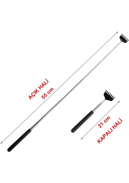 2'li Teleskobik Sırt Kaşıma Aleti, Metal Uzayan Sırt Kaşıyıcı modelleri