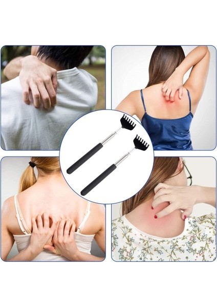 2'li Teleskobik Sırt Kaşıma Aleti, Metal Uzayan Sırt Kaşıyıcı fırsatları