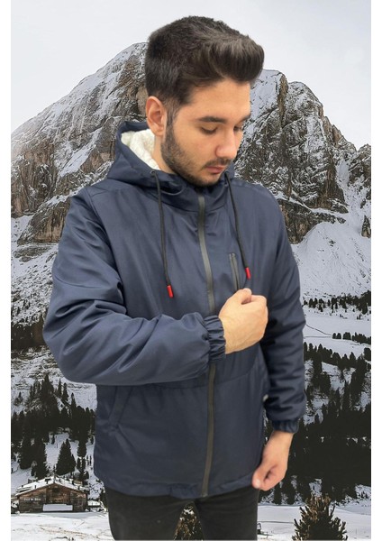 Erkek Kürklü Su ve Rüzgar Geçirmez Kapüşonlu Kışlık Mont & Kaban & Parka modelleri