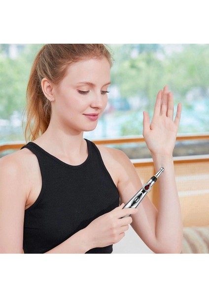 Iki Başlıklı Elektronik Akupunktur ve Meridyen Enerji Masaj Kalemi Seti fiyatları