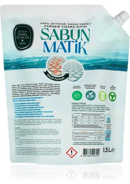 Çamaşır Yıkama Sıvısı 1.5 L Siyahlar X3 + Renkliler X3 ve Rosıe