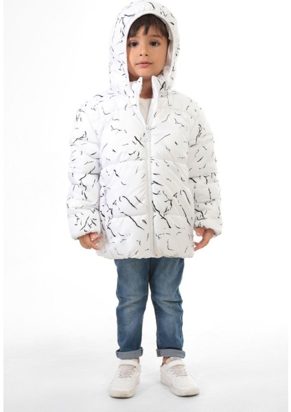 Spor Erkek Çocuk Çıkabilir Kapüşonlu Su ve Rüzgar Geçirmez Şişme Mont Parka modelleri