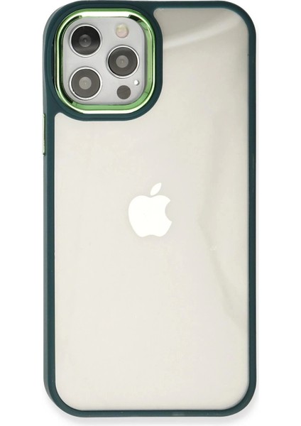 Newface iPhone 12 Pro Max Kılıf Dora Kapak - Haki Yeşil modelleri