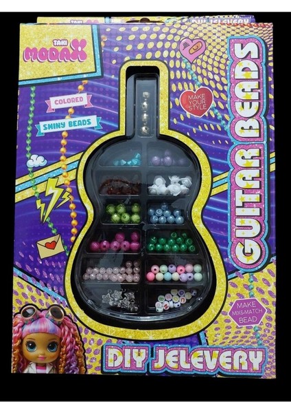 Modax Kutulu Gitar Takı Boncuk Seti 1015 modelleri