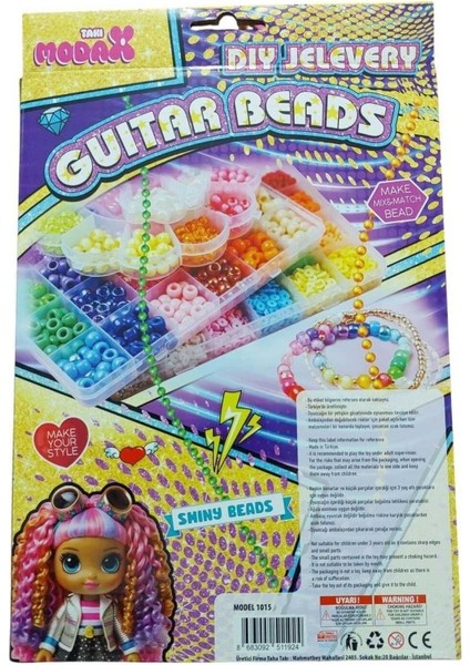 Modax Kutulu Gitar Takı Boncuk Seti 1015 fırsatları