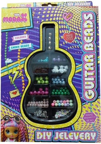Modax Kutulu Gitar Takı Boncuk Seti 1015 indirimleri