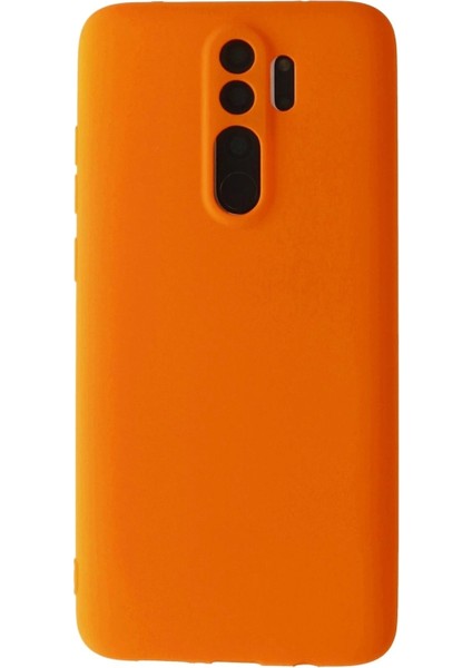Newface Xiaomi Redmi Note 8 Pro Kılıf First Silikon - Turuncu