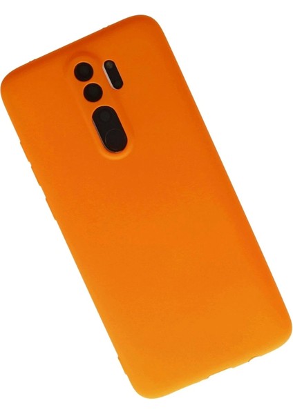 Newface Xiaomi Redmi Note 8 Pro Kılıf First Silikon - Turuncu modelleri