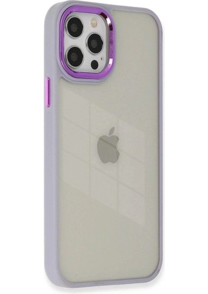 Newface iPhone 12 Pro Max Kılıf Dora Kapak - Lila
