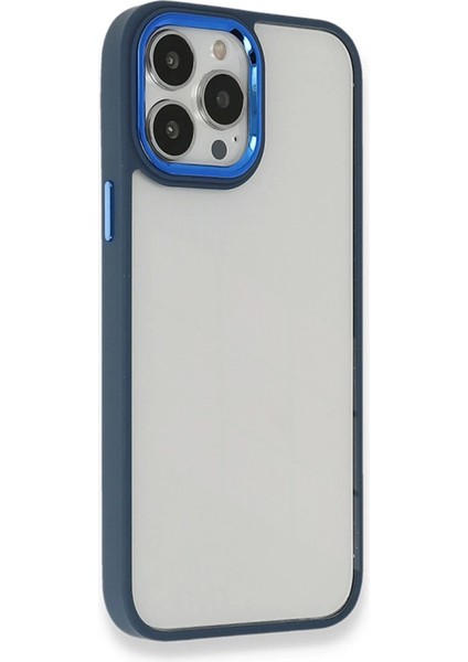 Newface iPhone 13 Pro Kılıf Dora Kapak - Mavi