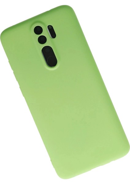 Newface Xiaomi Redmi Note 8 Pro Kılıf First Silikon - Yeşil modelleri