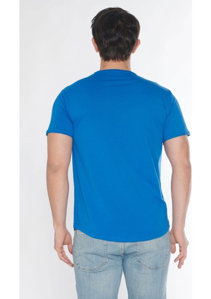 Erkek Geniş Yaka %100 Pamuk Salaş T-Shirt fırsatları