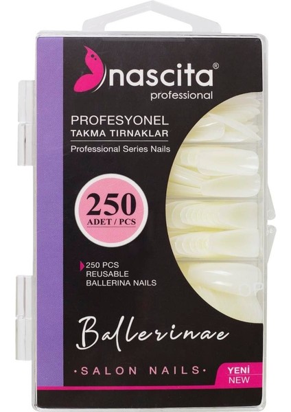 250'LI Kutulu Ballerina Takma Tırnak - 174