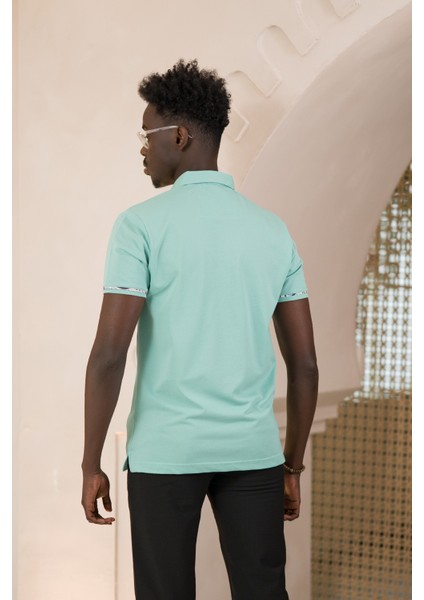 Regular Fit Yaka Garnili Pamuklu Polo Yaka T-Shirt fiyatları