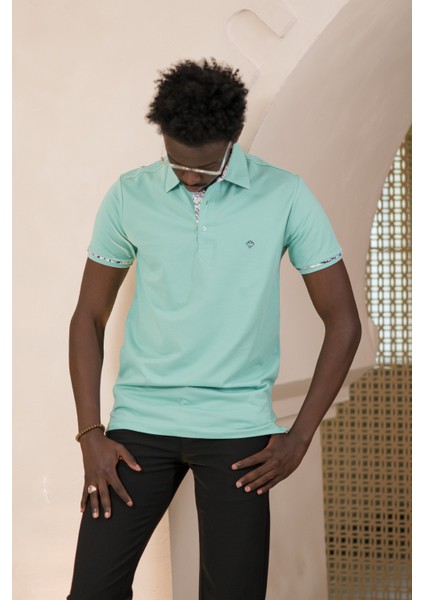 Regular Fit Yaka Garnili Pamuklu Polo Yaka T-Shirt modelleri