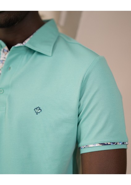 Regular Fit Yaka Garnili Pamuklu Polo Yaka T-Shirt indirimleri