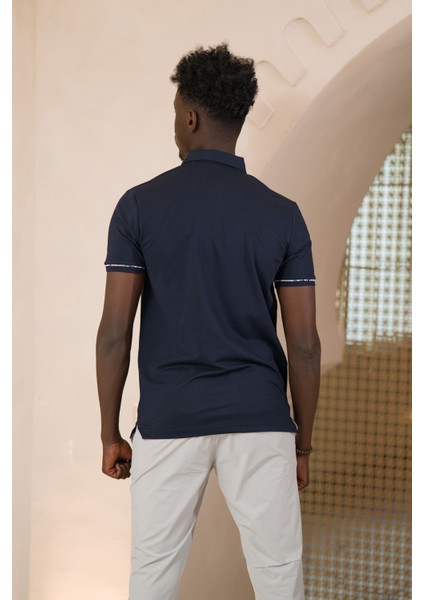 Regular Fit Yaka Garnili Pamuklu Polo Yaka T-Shirt fırsatları
