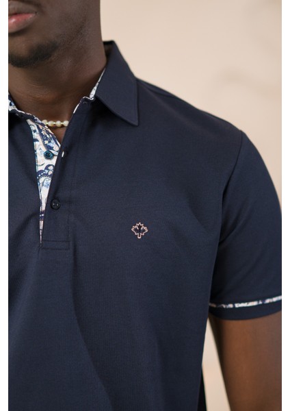 Regular Fit Yaka Garnili Pamuklu Polo Yaka T-Shirt indirimleri