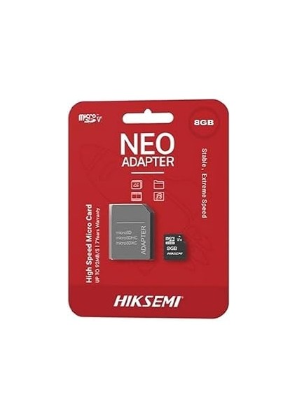 Hiksemi Hs-Tf-C1 8 GB Adapter Micro Sd