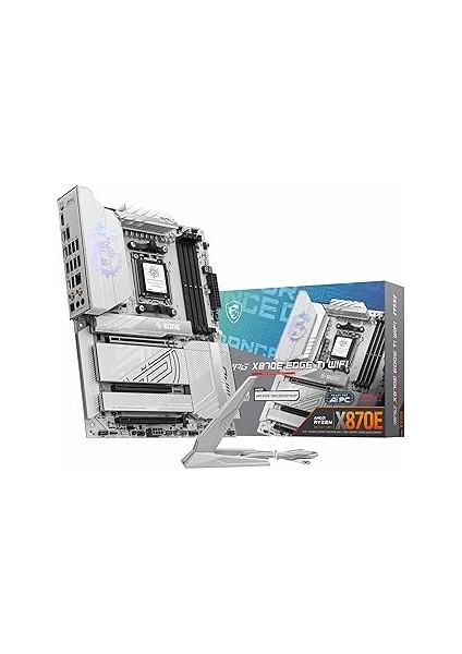 X870E Edge Ti Wifi Am5 Ddr5 8400MHZ(OC) Usb4 4x M.2 HDMI 5g Lan Wifi 7 Rgb Atx