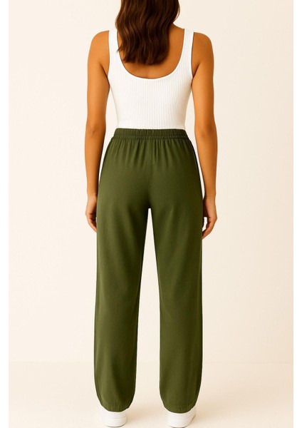 Kadın Pantolon – Yüksek Bel, Bağcıklı, Salaş Rahat Kalıp, Günlük ve Şık Kullanım modelleri