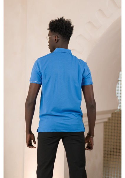 Regular Fit Yaka Garnili Pamuklu Polo Yaka T-Shirt fırsatları