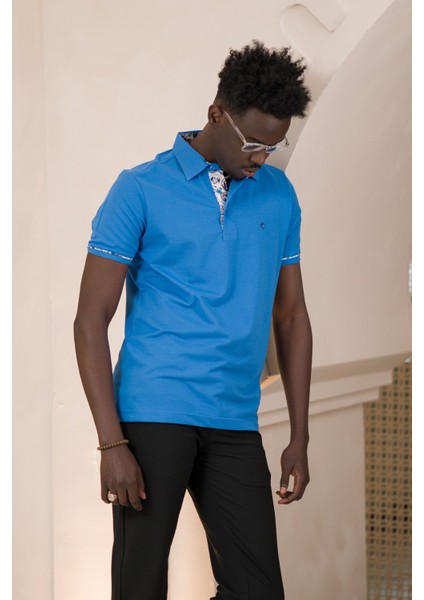 Regular Fit Yaka Garnili Pamuklu Polo Yaka T-Shirt indirimleri