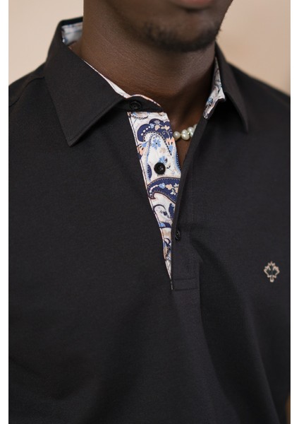 Regular Fit Yaka Garnili Pamuklu Polo Yaka T-Shirt indirimleri