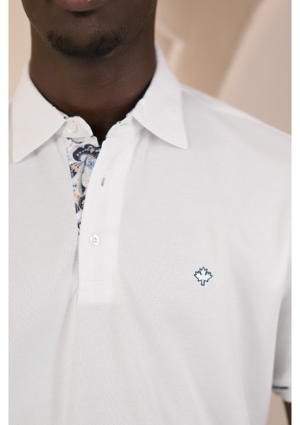 Regular Fit Yaka Garnili Pamuklu Polo Yaka T-Shirt modelleri