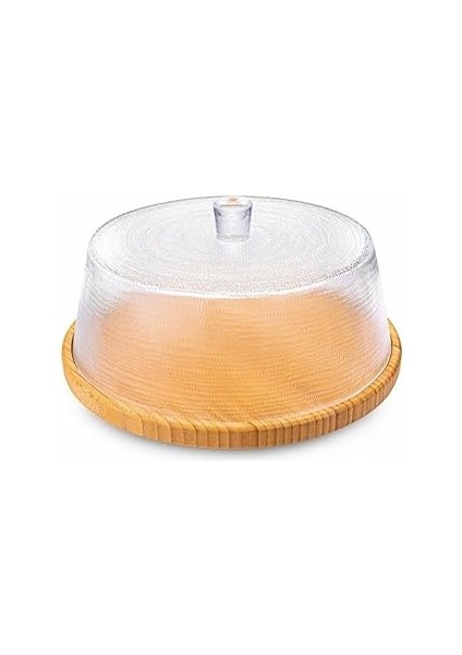 Hira - Cam Kapaklı Kek Fanusu 30 cm