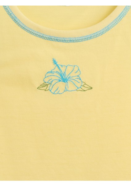Kız Çocuk Sarı Çocuk Geri Dönüştürülmüş Pijama Altı Takımı fiyatları