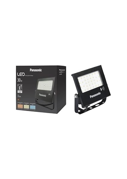 LED Projektör Sensorlü, Sicak Beyaz Işik 30W 2450LM 3000K