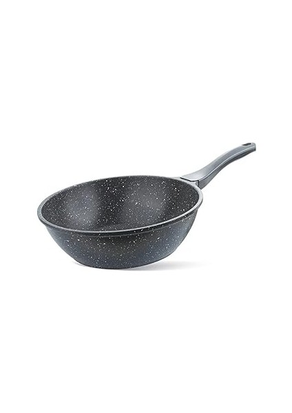 Thermoad Lezzetin Renkleri Wok Tava 28 cm Gri