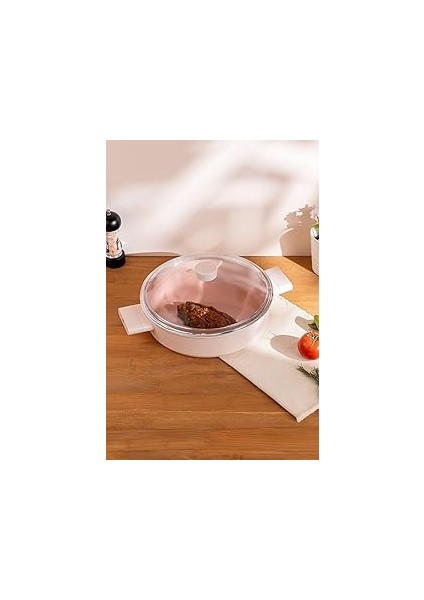 Swiss Crystal Karnıyarık Tenceresi Pembe 22 cm