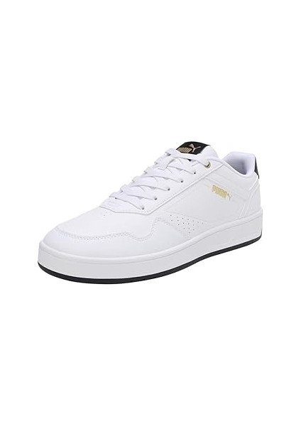 Erkek/unisex Court Classic-Puma White-Puma Black-Puma Gold Low Boot 43
