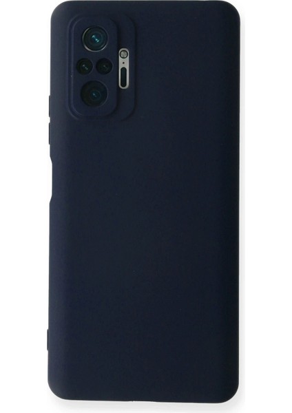 Xiaomi Redmi Note 10 Pro Kılıf Nano Içi Kadife Silikon - Lacivert - KA4719-3263