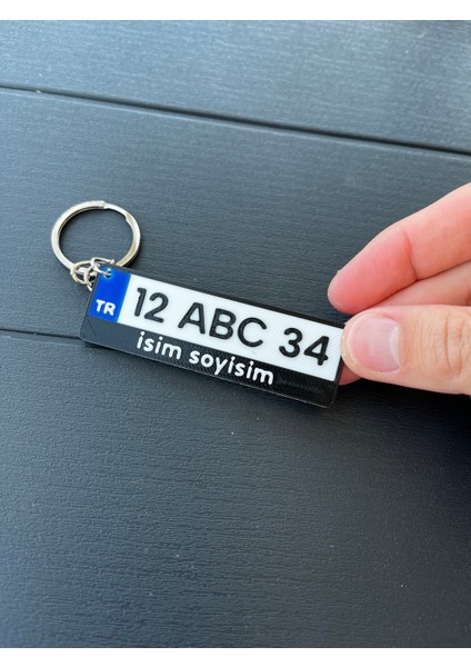 Kişiye Özel Plaka Anahtarlık modelleri